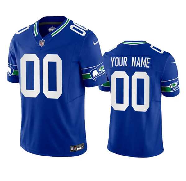 Men's Seattle Seahawks Active Player Custom Royal 2023 F.U.S.E. Vapor Limited Throwback Stitched Jersey,We sell and wholesale Men's Seattle Seahawks Active Player Custom Royal 2023 F.U.S.E. Vapor Limited Throwback Stitched Jersey on line form chian!